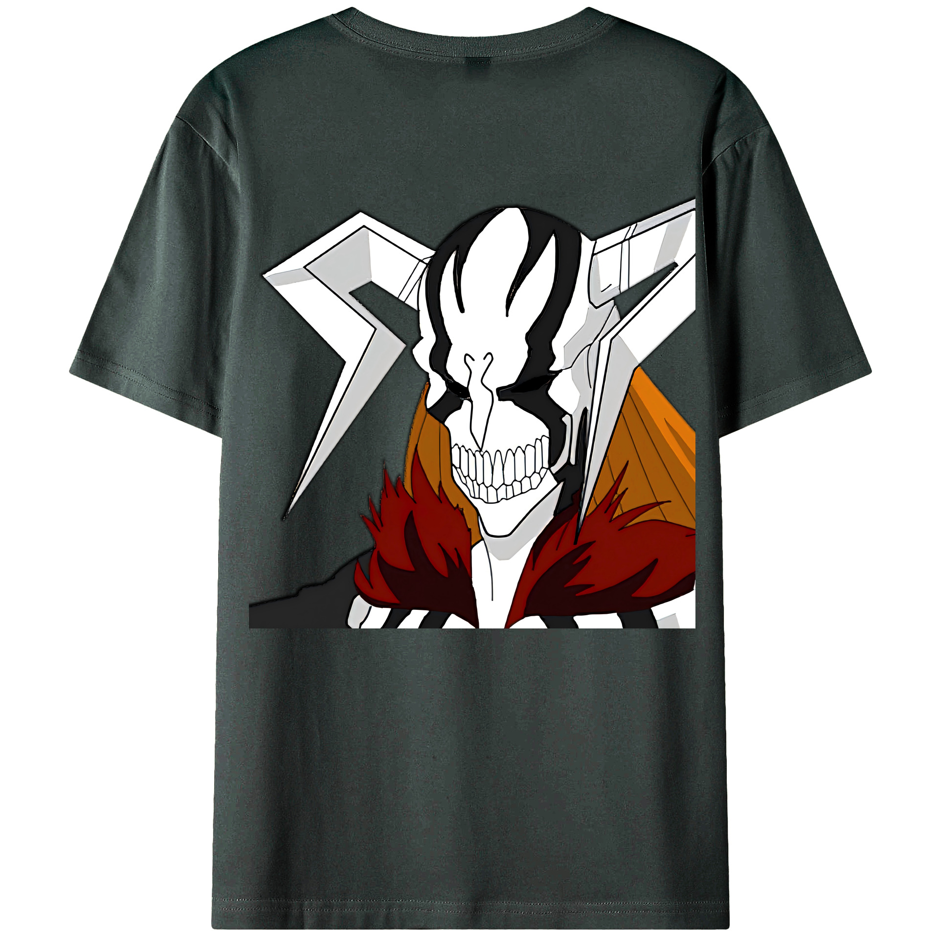 （画像用） ブリーチ 黒崎一護（くろさき いちご）BLEACH Kurosaki Ichigo 綿100％ メンズ半袖Tシャツ（バックプリント） 通気性